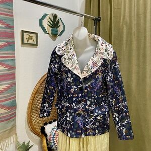 Reversible Floral Blazer